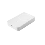 Powerbank de ABS ideal para fijar detrás del móvil 10.000 mAh color blanco