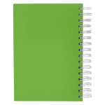 Agenda de anillas en el lateral con vista diaria en inglés y español A5 quinta vista