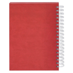 Agenda con logo de anillas con vista diaria en inglés y español B5