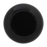 Termo de acero inoxidable reciclado con tapa estilo vaso 750ml color negro tercera vista frontal