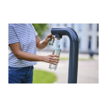 Botella MEPAL de plástico transparente con tritán y asa 700ml color verde imagen de estilo de vida 2