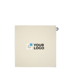 Paño de cocina de algodón reciclado con asa de color 200 g/m2 vista principal