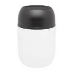 Fiambrera de acero inoxidable reciclado de doble pared 480ml color blanco