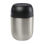 Fiambrera de acero inoxidable reciclado de doble pared 480ml color plateado