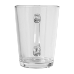 Set de dos vasos de té de vidrio con capacidad para 310ml color transparente segunda vista trasera