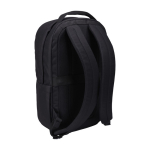 Mochila de poliéster reciclado para portátil con bolsillos Case Logic Invigo 14” color negro tercera vista trasera