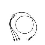 Cable 5 en 1 de aluminio recubierto en cobre con salida iOS vista principal