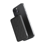Powerbank inalámbrico magnético para móvil con potencia de 5.000 mAh color negro segunda vista