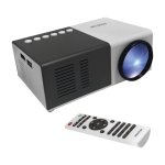 Miniproyector Prixton Cinema para reproducir vídeos en calidad Full HD color blanco/negro