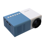 Miniproyector Prixton Cinema para reproducir vídeos en calidad Full HD color blanco/azul segunda vista