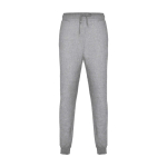 Pantalón infantil sport de algodón y poliéster con pernera 280 g/m2 Roly color gris claro jaspeado
