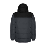 Chaqueta acolchada infantil de poliéster con puños elásticos Roly color negro segunda vista trasera