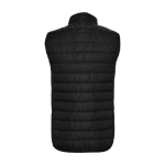 Chaleco térmico infantil de poliéster con peso ligero 290 g/m2 Roly color negro segunda vista trasera
