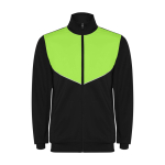 Chándal infantil de poliéster con colores a juego 225 g/m2 Roly color verde lima