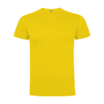 Camiseta infantil de manga corta de algodón en punto 165 g/m2 Roly color amarillo