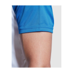 Camiseta sport infantil bicolor de manga corta 140 g/m2 Roly Indianápolis color azul real imagen de estilo de vida 2