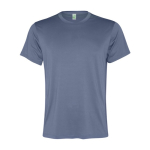 Camiseta deportiva de poliéster reciclado de hombre 100 g/m2 Roly color azul grisáceo