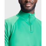 Jersey deportivo con media cremallera de poliéster 200 g/m2 Roly color azul real imagen de estilo de vida 2