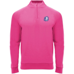 Jersey deportivo con media cremallera de poliéster 200 g/m2 Roly vista impresión serigrafía