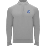 Jersey deportivo con media cremallera de poliéster 200 g/m2 Roly vista impresión serigrafía