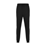 Pantalón deportivo de algodón y poliéster de hombre 280 g/m2 Roly color negro