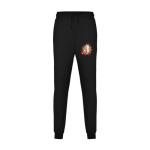 Pantalón deportivo de algodón y poliéster de hombre 280 g/m2 Roly color negro vista impresión serigrafía