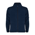 Sudadera polar de poliéster con cremallera completa 300 g/m2 Roly color azul marino