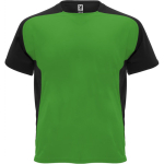 Camiseta deportiva unisex en manga corta de poliéster 140 g/m2 Roly color verde oscuro