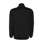 Chándal unisex de poliéster bicolor con colores a juego 225 g/m2 Roly color gris oscuro segunda vista trasera