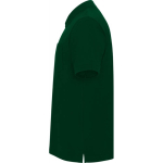 Polo piqué de algodón y poliéster con bolsillo unisex 190 g/m2 Roly color verde botella vista lateral