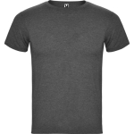 Camiseta jaspeada de algodón y poliéster para hombre 150 g/m2 Roly color negro