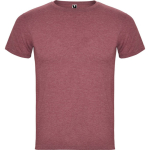 Camiseta jaspeada de algodón y poliéster para hombre 150 g/m2 Roly color rojo jaspeado