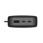 Powerbank rectangular para cargar hasta 3 dispositivos a la vez 20W color titanio segunda vista