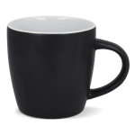 Taza de cerámica con acabado mate en varios colores 350ml color negro