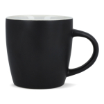 Taza de cerámica con acabado mate en varios colores 350ml color negro segunda vista