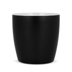 Taza de cerámica con acabado mate en varios colores 350ml color negro cuarta vista