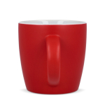 Taza de cerámica con acabado mate en varios colores 350ml color rojo tercera vista