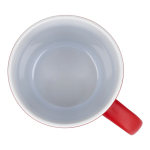 Taza de cerámica con acabado mate en varios colores 350ml color rojo quinta vista