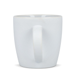 Taza de cerámica con acabado mate en varios colores 350ml color blanco tercera vista