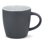 Taza de cerámica con acabado mate en varios colores 350ml color gris