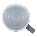 Taza de cerámica con acabado mate en varios colores 350ml color gris quinta vista