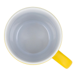 Taza de cerámica con acabado mate en varios colores 350ml color amarillo quinta vista