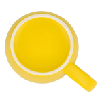 Taza de cerámica con acabado mate en varios colores 350ml color amarillo sexta vista