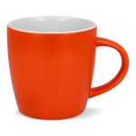 Taza de cerámica con acabado mate en varios colores 350ml color naranja