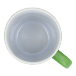 Taza de cerámica con acabado mate en varios colores 350ml color verde lima quinta vista