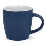 Taza de cerámica con acabado mate en varios colores 350ml color azul oscuro