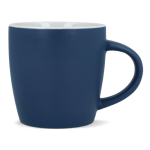 Taza de cerámica con acabado mate en varios colores 350ml color azul oscuro segunda vista