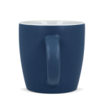 Taza de cerámica con acabado mate en varios colores 350ml color azul oscuro tercera vista