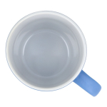 Taza de cerámica con acabado mate en varios colores 350ml color azul claro quinta vista