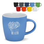 Taza de cerámica con acabado mate en varios colores 350ml